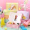 36 Pcs Easter Cookie Boxes Treat Boxes with Shape Window Bunny Egg Flower Cupcake Boxes Cardboard Buffalo Plaids Goody Candy Container Packaging for Happy Easter Party Supplies Favors
